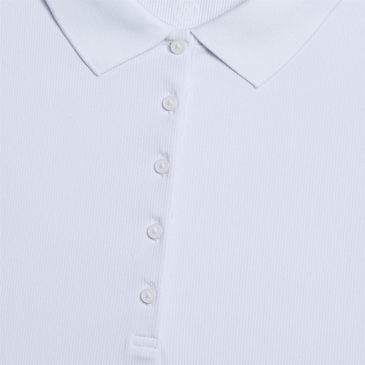 Ribbed Tech Nylon Polo Snow