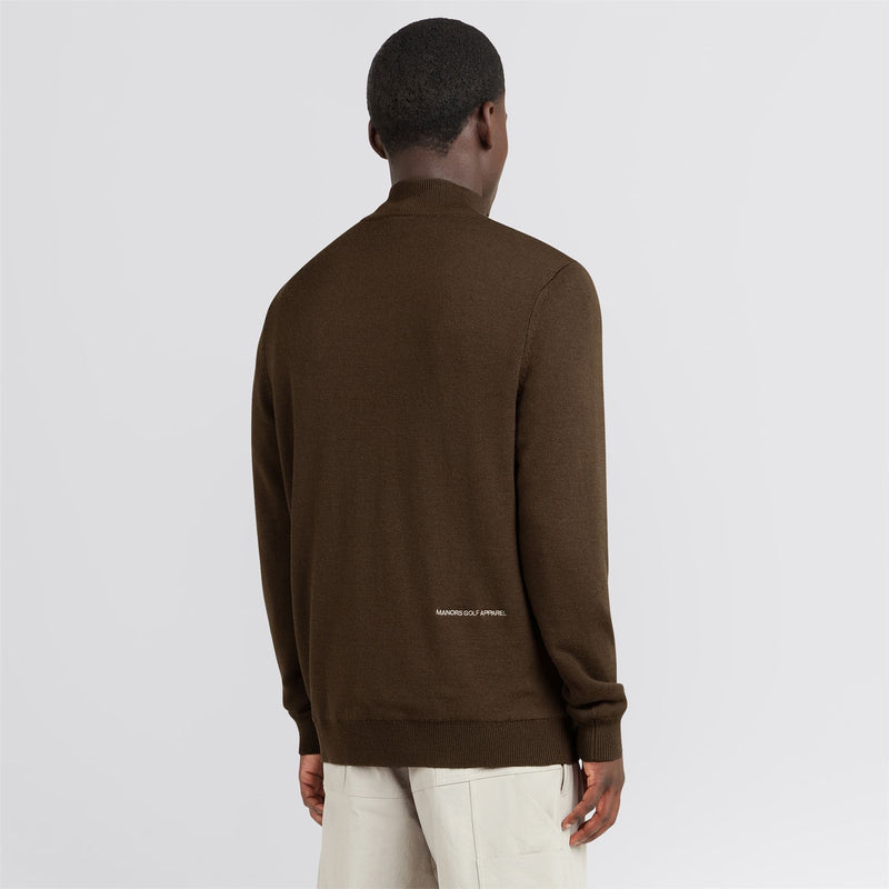 Merino Wool Quarter Zip Windbreaker