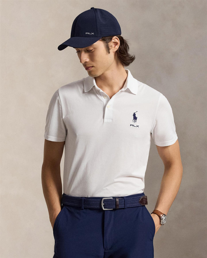 Knit Polo Ceramic White