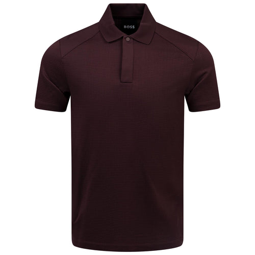 Parlay 207 Cotton Stretch Polo Open Red - AW24