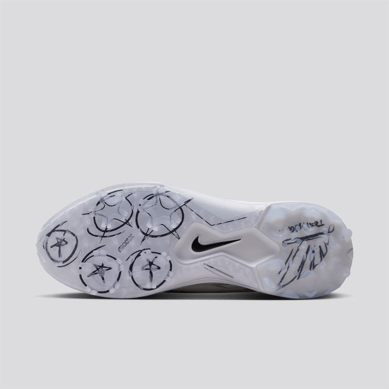 Nike Pegasus 1 Spiked Blueprint Spiked Golf Shoes - toe box detail