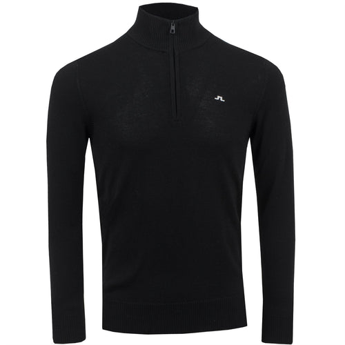 Pull Golf Zippé Kian Noir - 2024