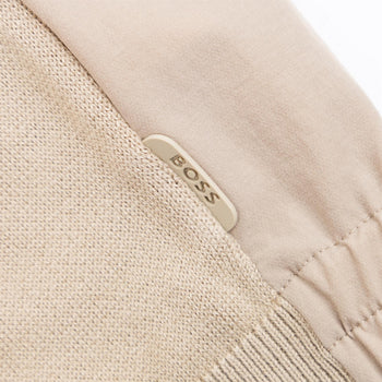 Bart Quarter Zip Sweater Light Beige