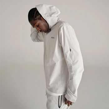 Malbon Golf Performance Full Zip Shell Jacket Slate | TRENDYGOLF.COM