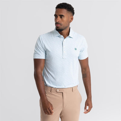 Due North Performance Jersey Polo White