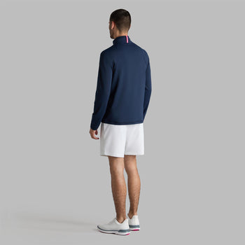 Brushed Back Tech Quarter Zip Mid Layer Twilight