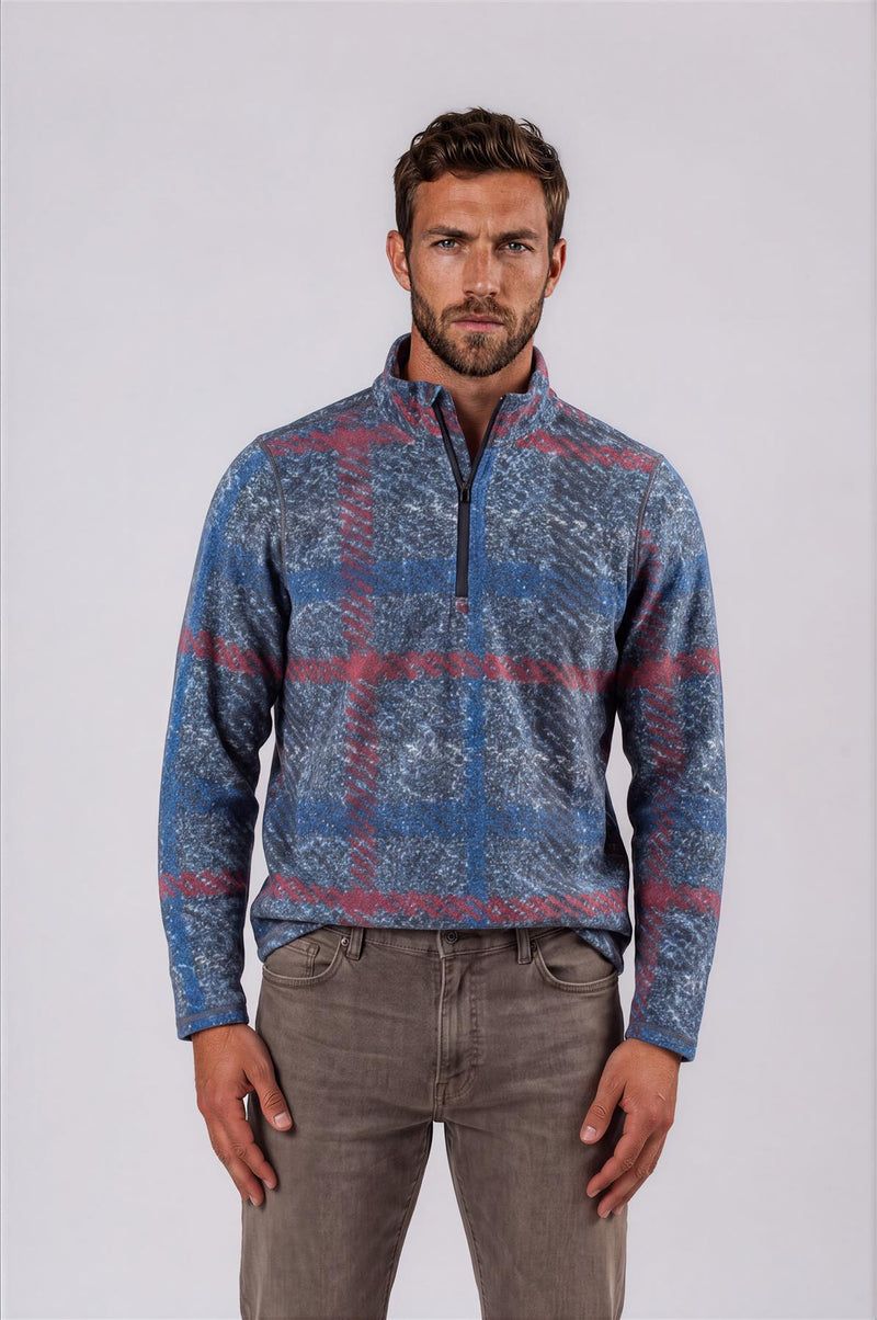 Dunbar Quarter Zip Shedd Hatch Check