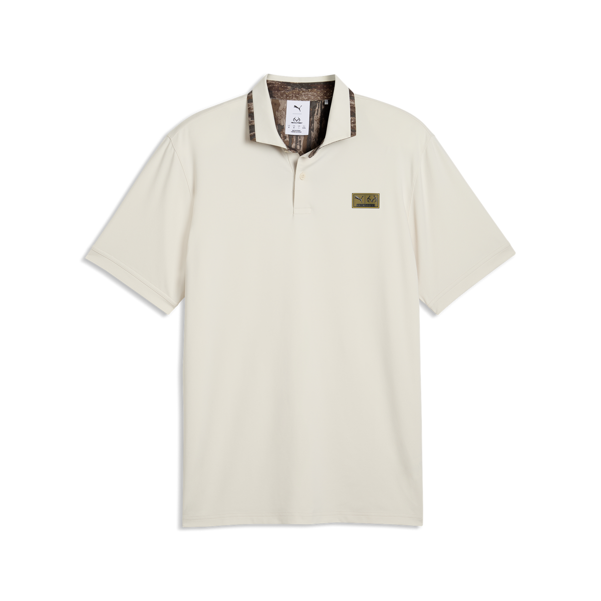 x REALTREE Solid Polo Alpine Snow