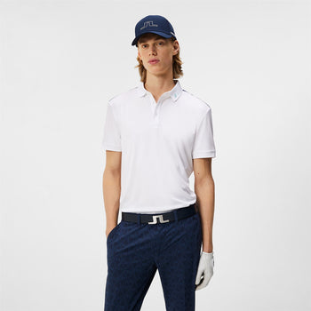 Jeff Regular Fit TX Jersey Polo White