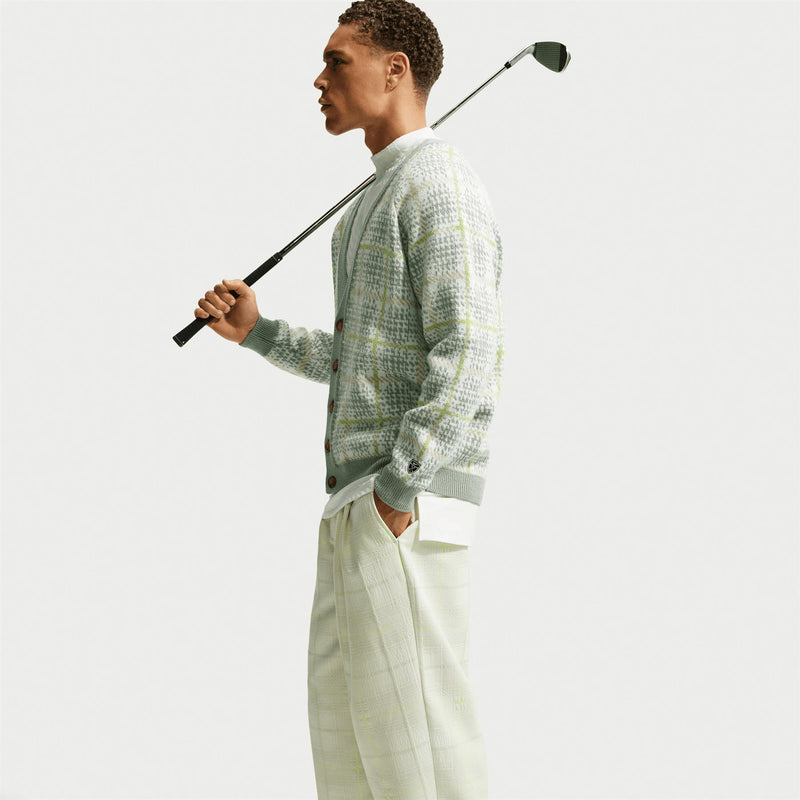 Tartan Loose Trousers Sail/Black