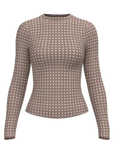 Luxe Opaque Top Mauve Rattan