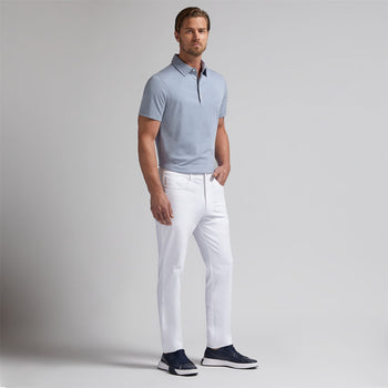Luxe Cotton Interlock Polo Twilight