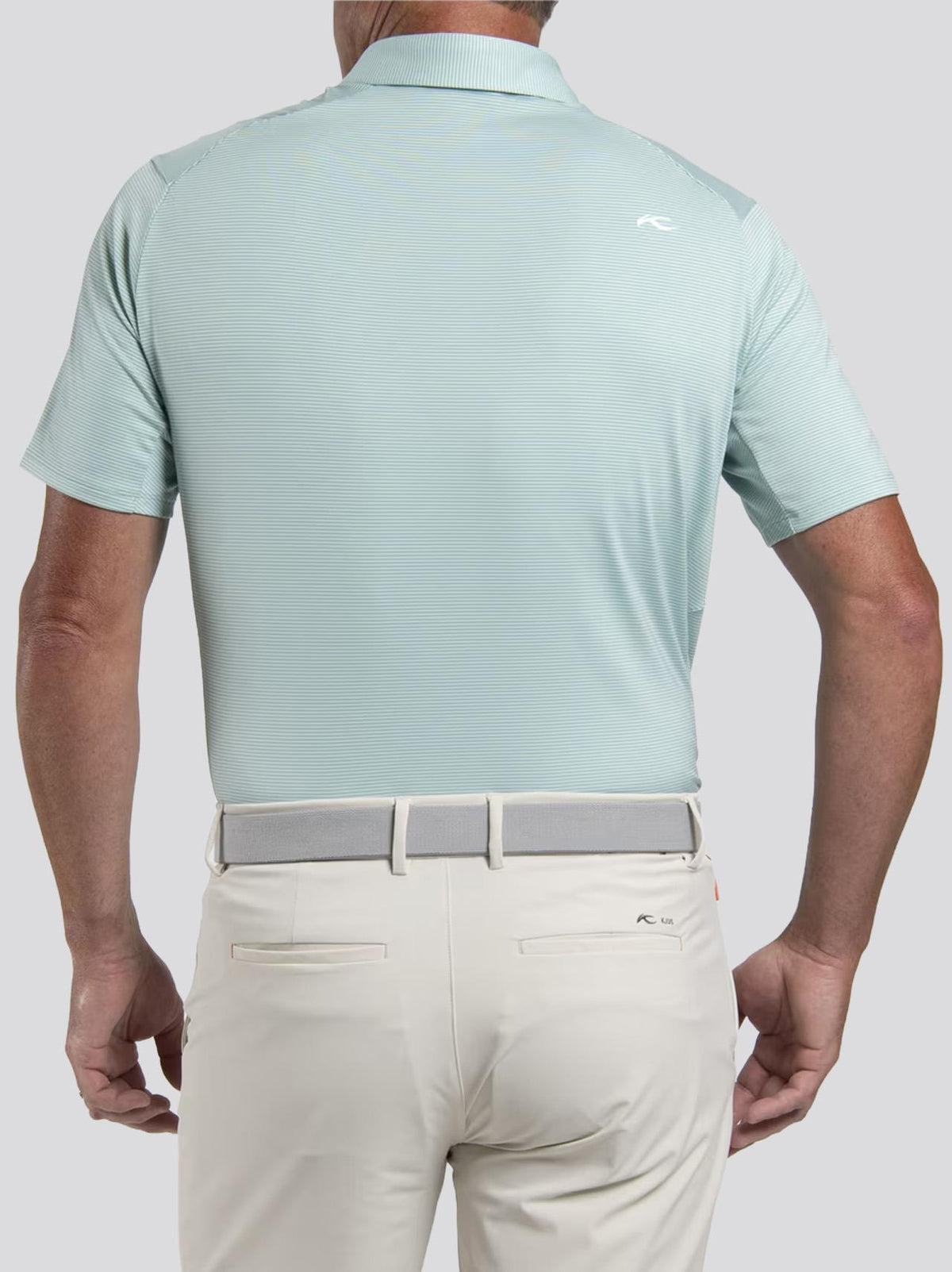 Soren Stripe Polo Agave/Riverbank