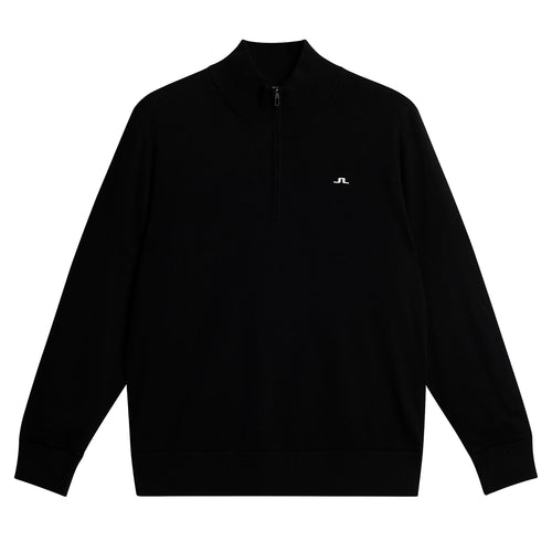Jeffrey Windbreaker Sweater Black - AW24