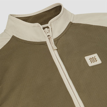 Hybrid Fleece Mid Layer Olive