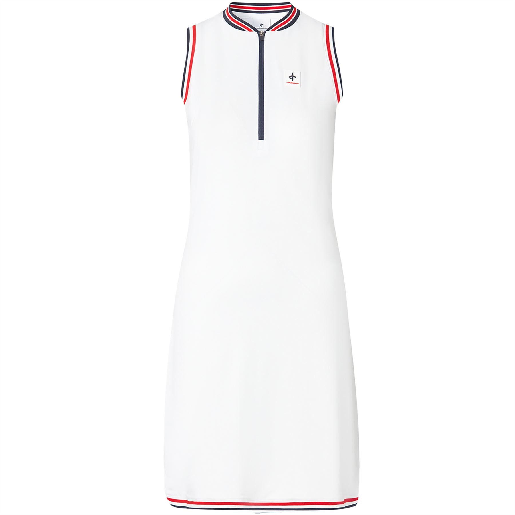 Nostalgia SL Zip Dress White