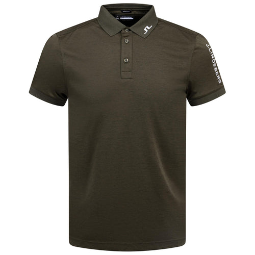 Tour Tech Regular Fit Polo Forest Green Melange - AW24