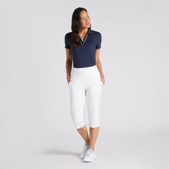 Everyday Capri 3/4 Length Trousers White