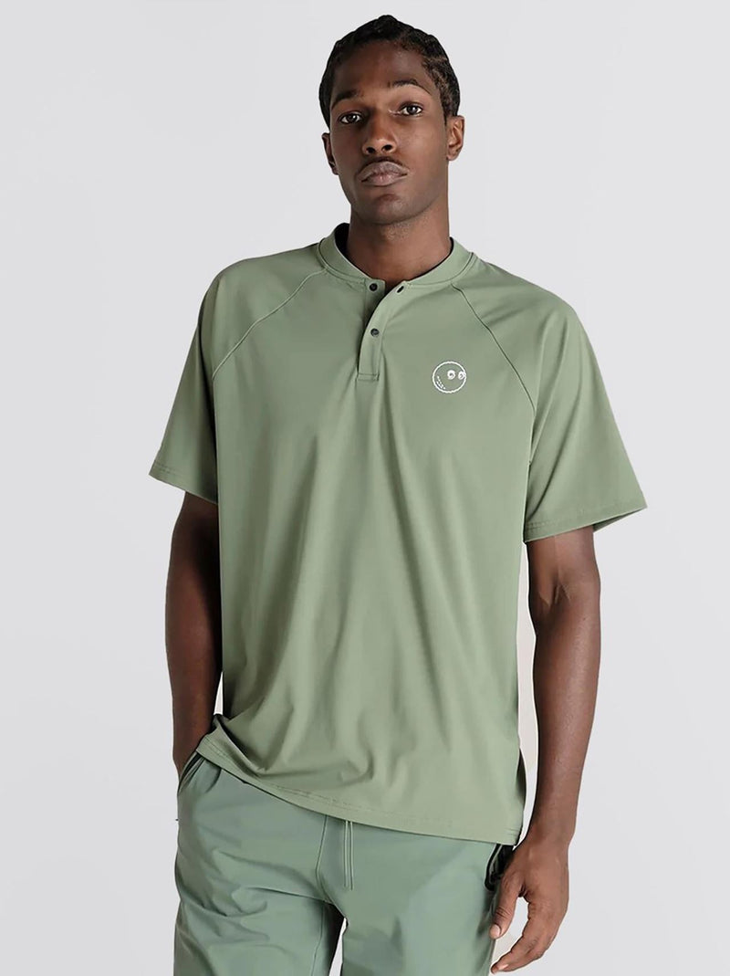 Performance Blade Collar Polo Forest