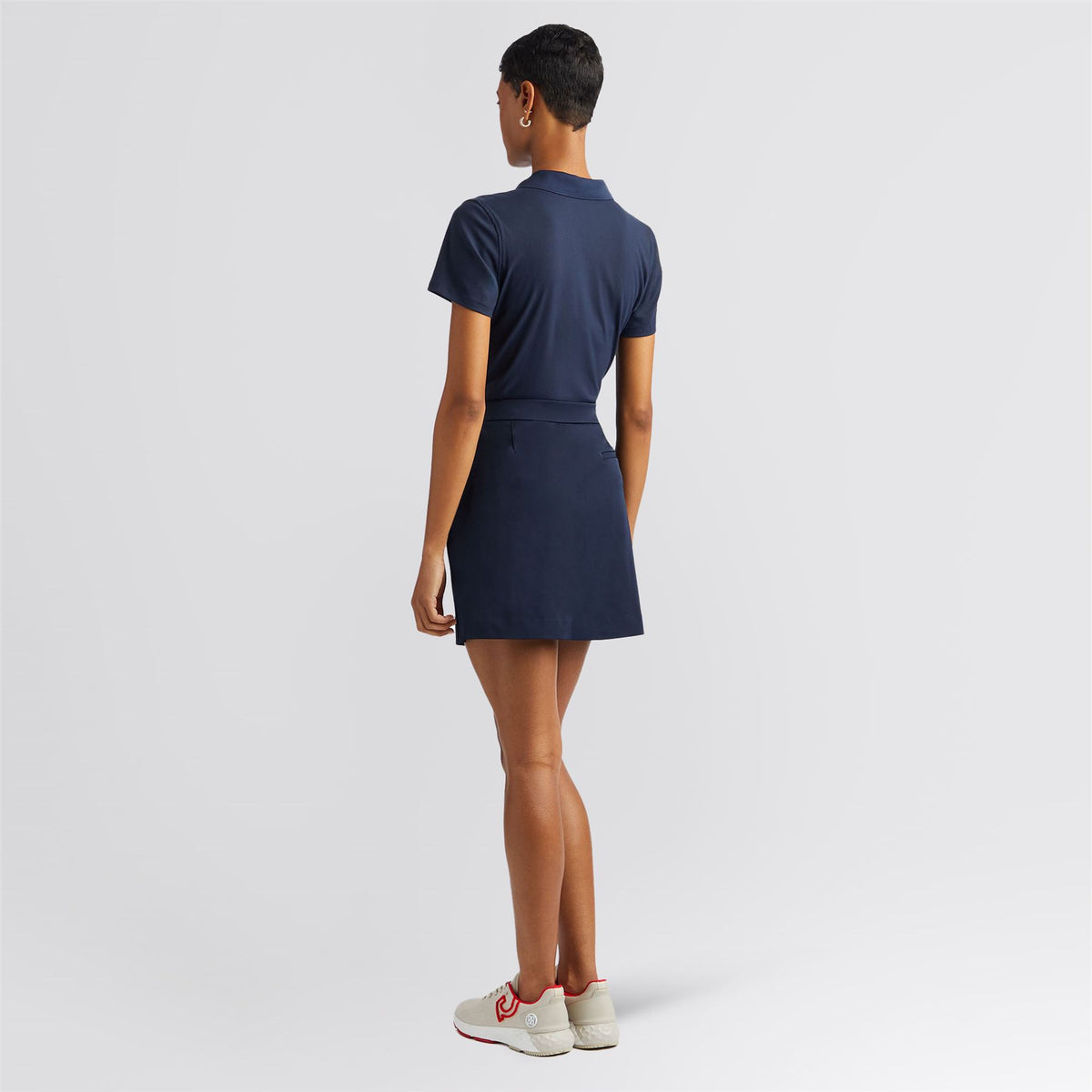 Ribbed Tech Nylon Polo Twilight