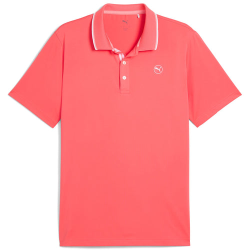 MATTR Elevated Solid Polo Peach Frost - SS25