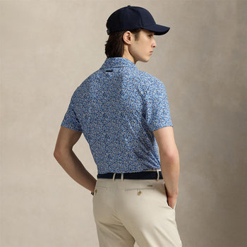 RLX Tailored Fit Savanna Floral Polo Refined Navy Multi