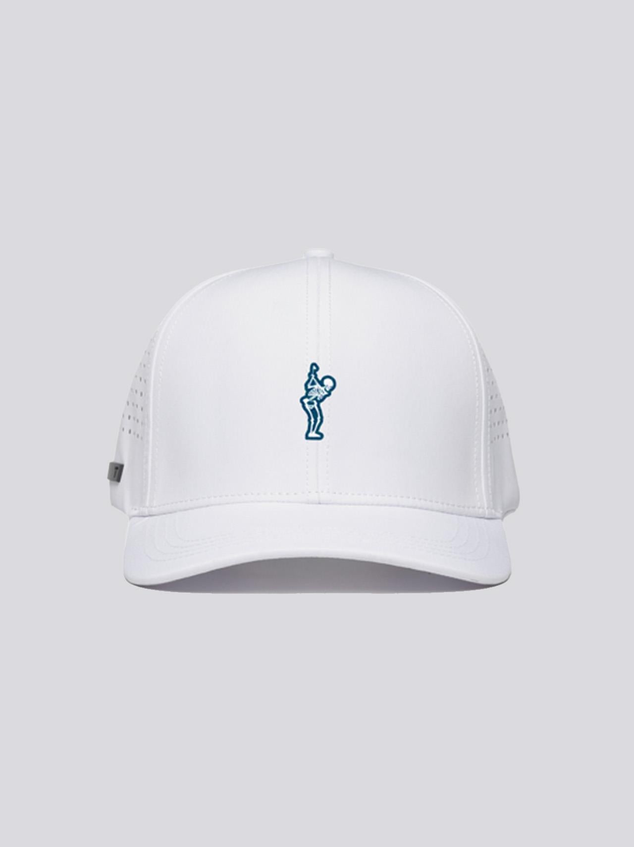 Lux Tech 6 Panel Cap Magnolia Dead Golfer