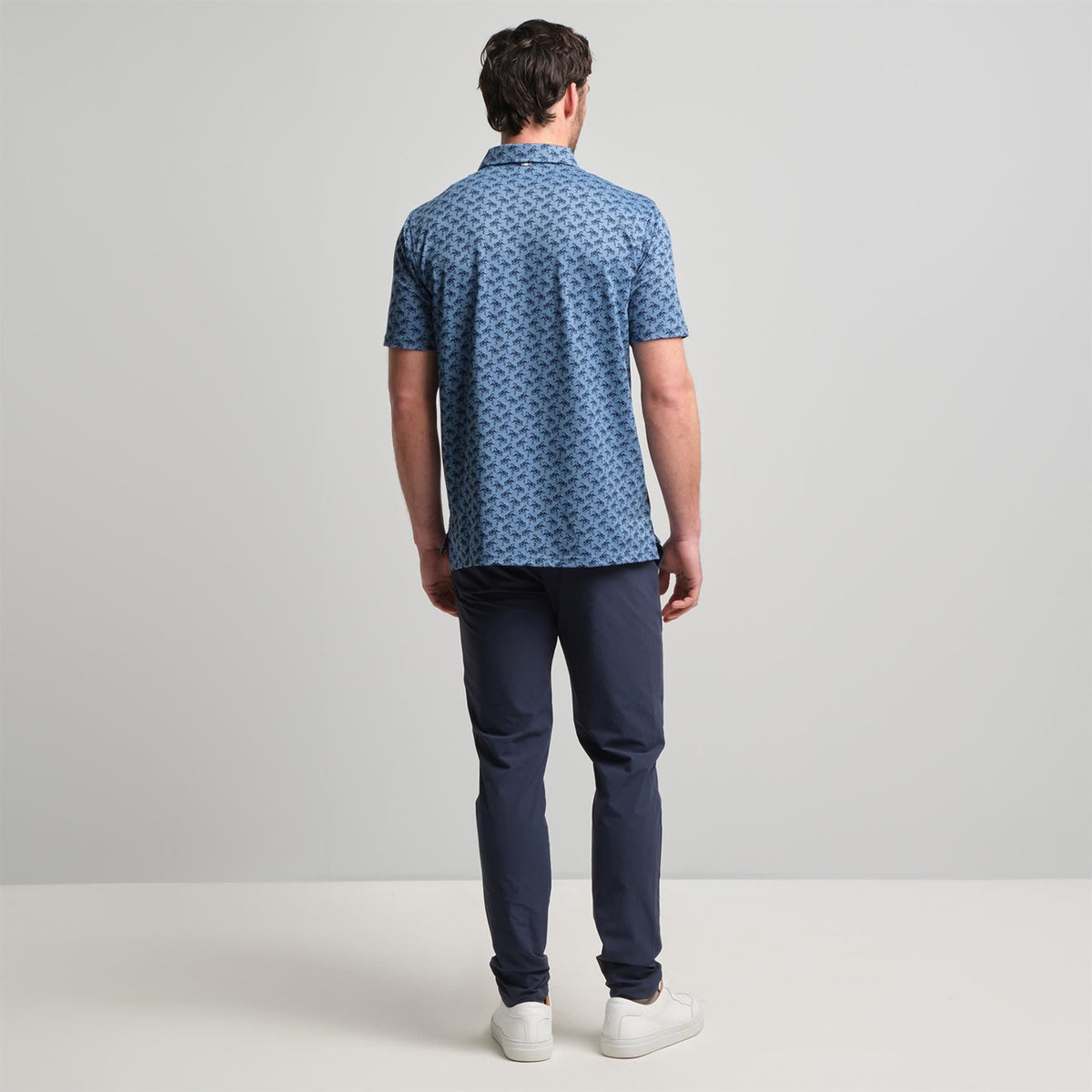 Mettille Performance Polo Shedd Runboy Print