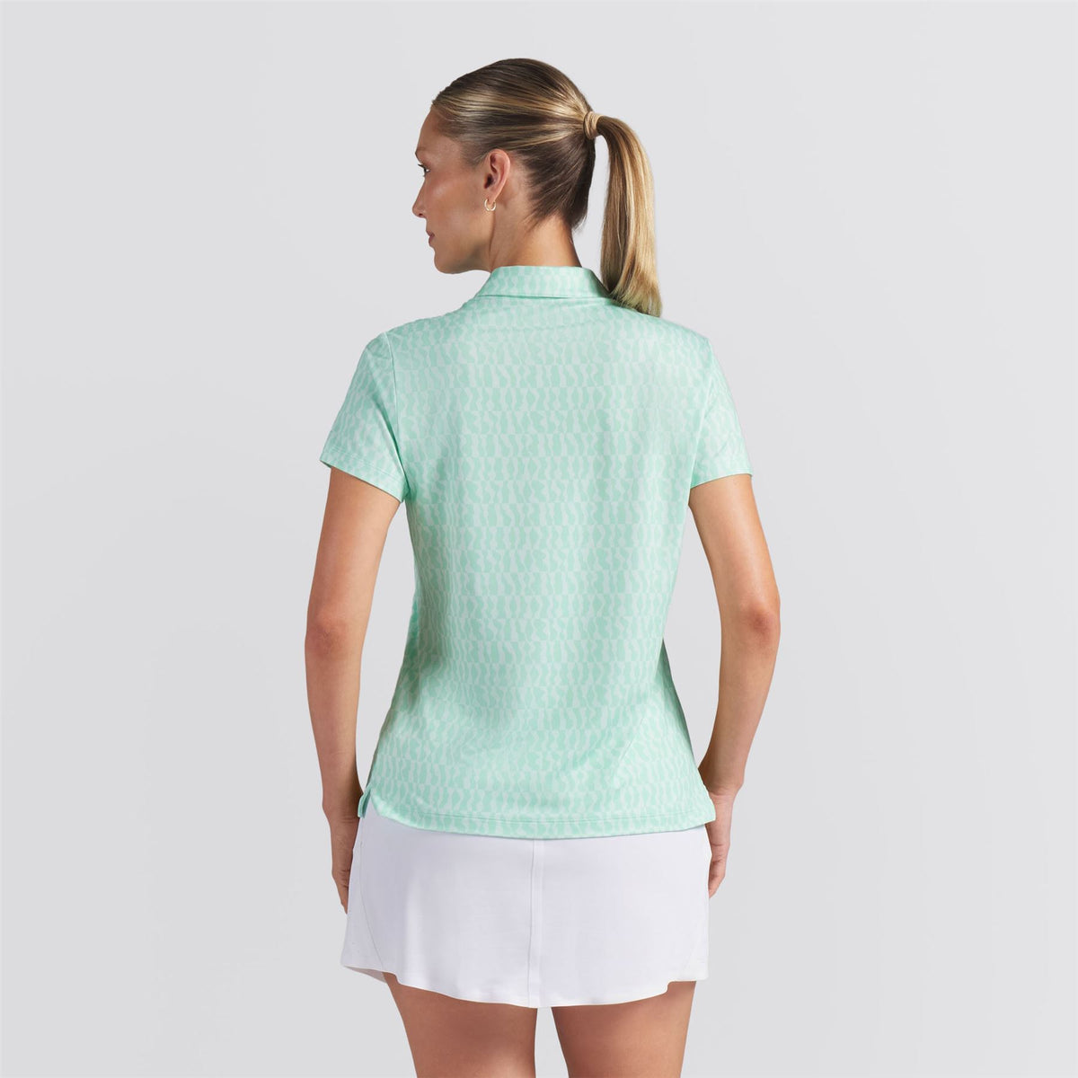 Cloudspun Wavey Polo Shirt Mint Jelly