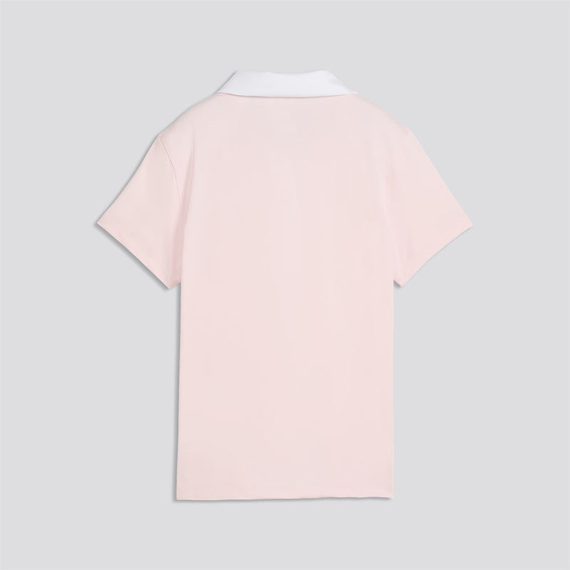 x MUMU Crest Polo Shirt Rose Blossom