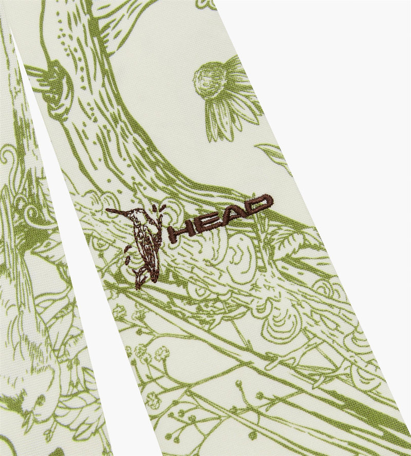 Club Tie Cream/Green/Forest
