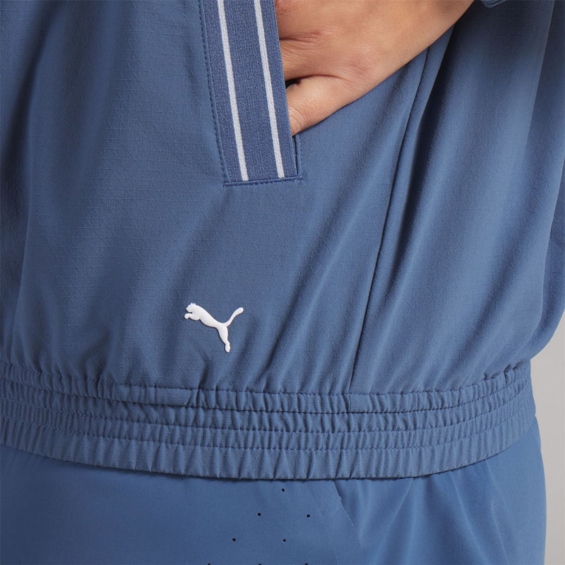 Full Zip Wind Golf Jacket Dark Indigo