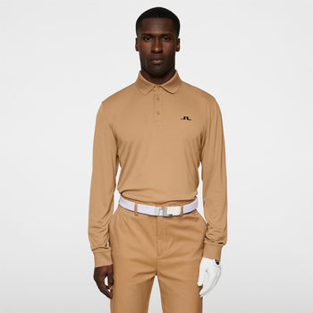Gustaf LS Regular Fit Polo Tigers Eye