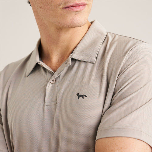 Mesh Polo Beige