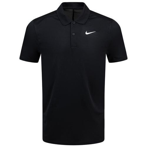 Polo Dri-FIT Victory Solid Noir/Blanc - SS24