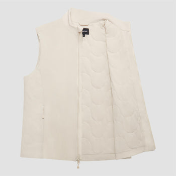 Insulated Course Gilet Ivory