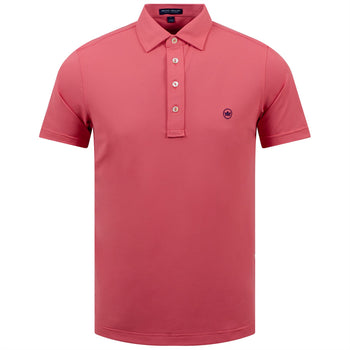 Soul Performance Mesh Polo Cape Red