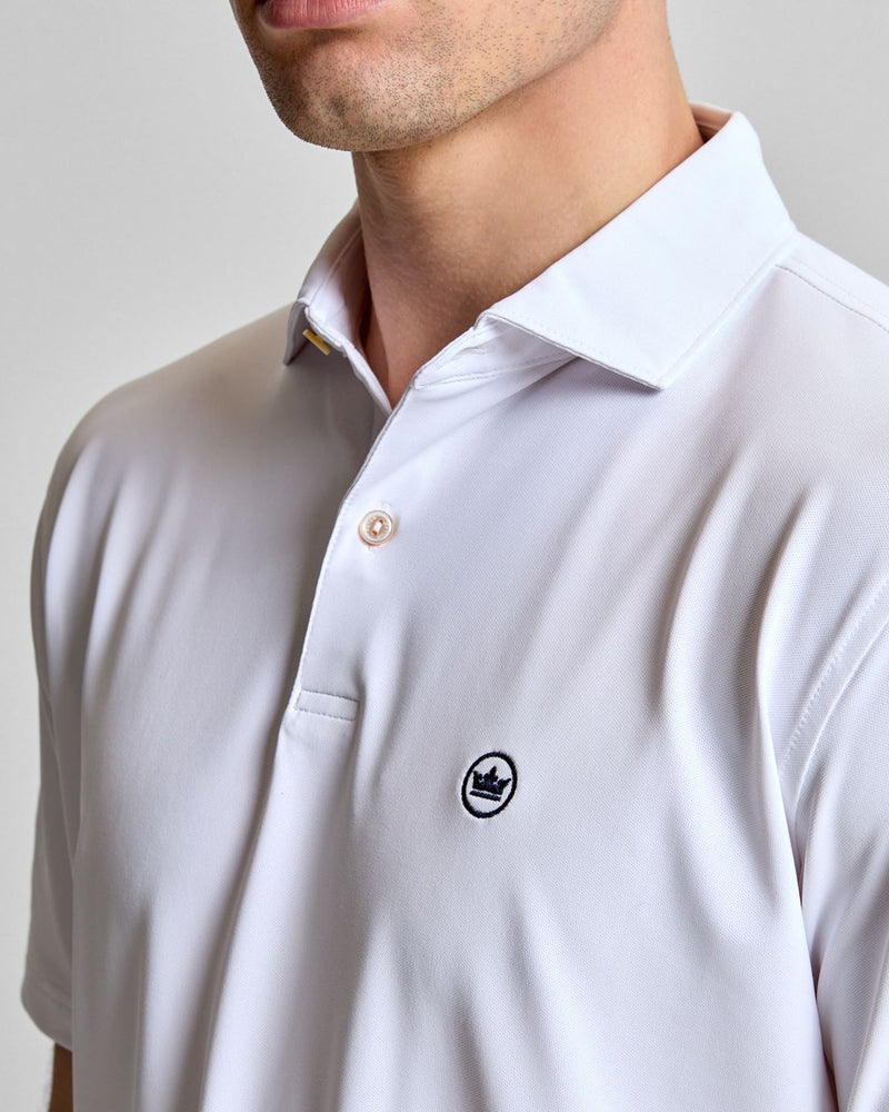 Soul Performance Mesh Polo White
