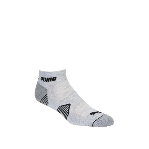 Essential Quarter Cut Sock Three Pack White/Grey - 2025