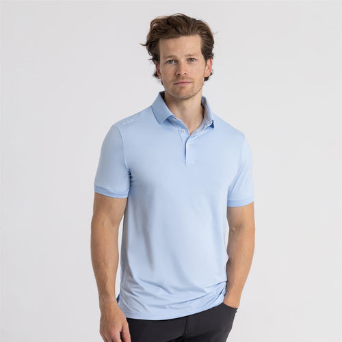 RLX Tailored Fit Lightweight Airflow Jersey Polo Office Blue