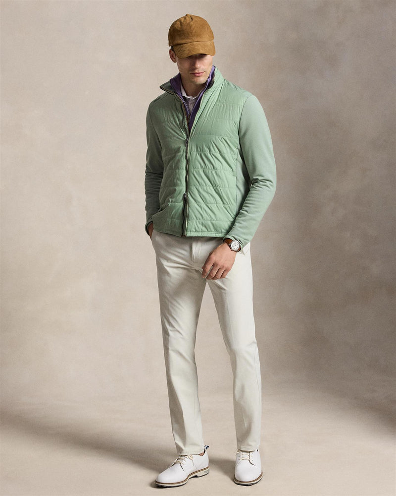 Hybrid Mockneck Jacket Light Green