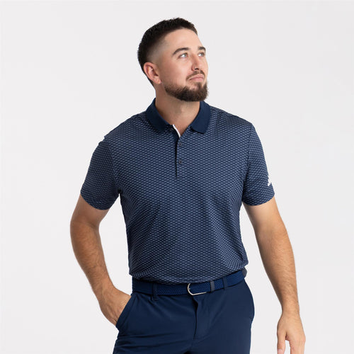 Beyond The Course Textured Polo Collegiate Navy/Preloved Ink