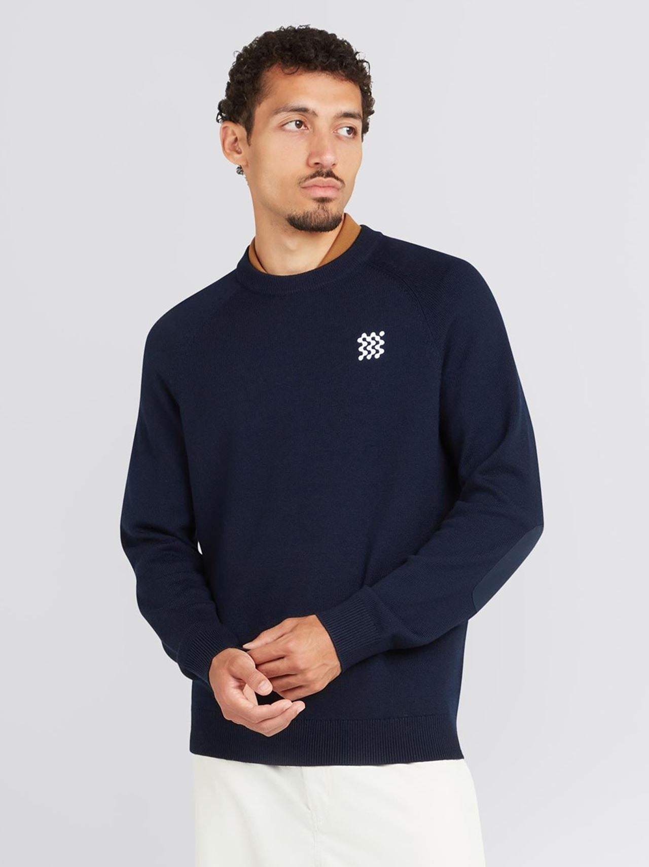 Merino Wool Crewneck Midnight