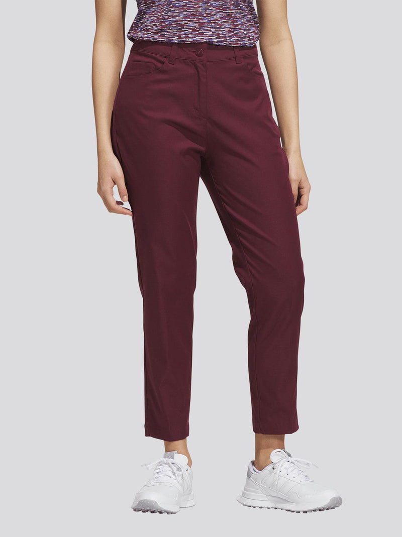 Ultimate365+ Twistweave 5 Pocket Ankle Trousers Maroon