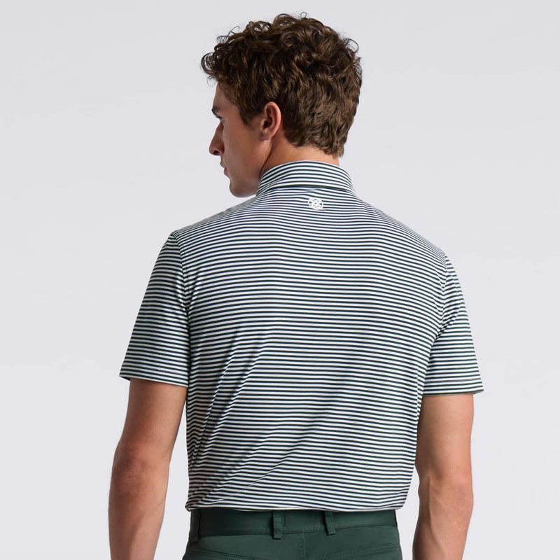 All Play Stripe Stretch Knit Polo Pine