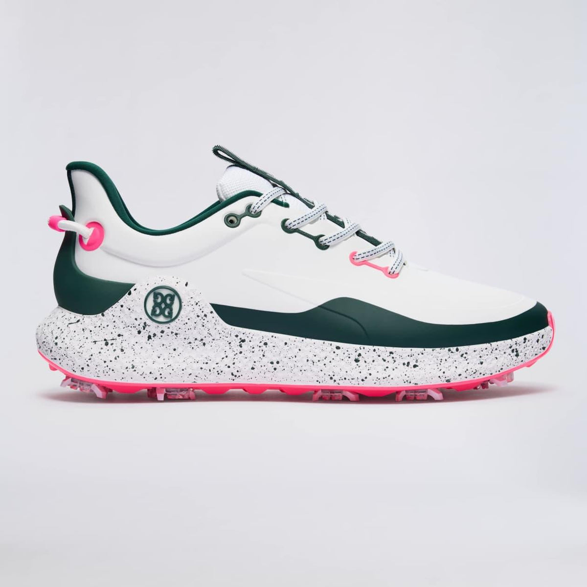MG4+ O2 G/Lock Perforated Spiked Golf Shoes Pine/Knockout Pink