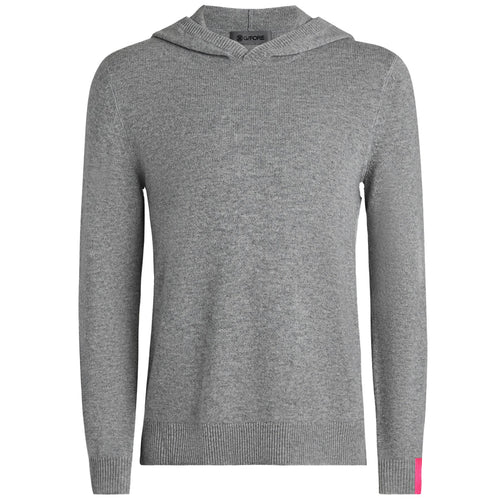 Washable Cashmere Hoodie Nimbus Melange Grey - SS25