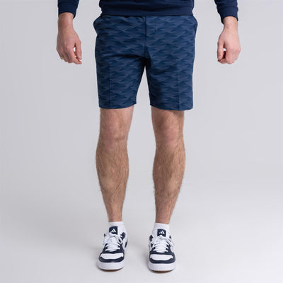 Ultimate365 Printed Golf Shorts Navy
