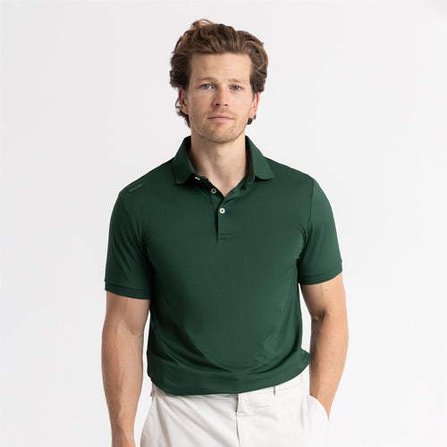 RLX Tailored Fit Lightweight Airflow Jersey Polo Vintage Pine