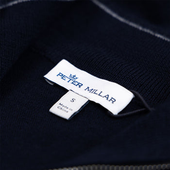 Autumn Crest Quarter Zip Knit Navy